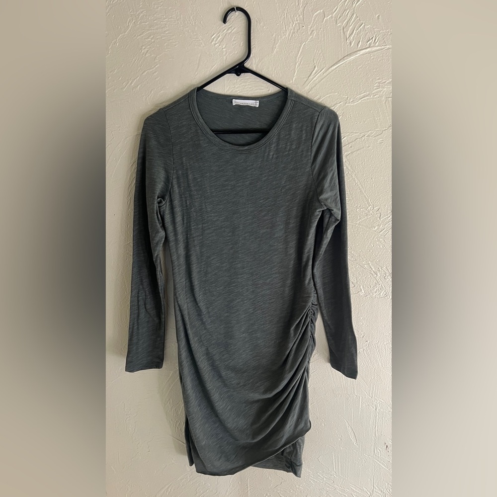 Dark Green Long Sleeve Dress